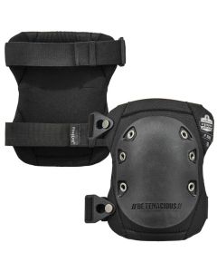 ERG18335 image(0) - Ergodyne 335 Black Cap Rubber Cap Knee Pads