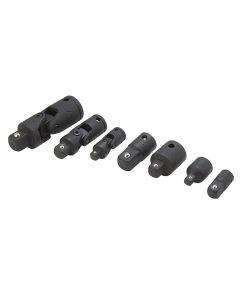 TIT17408 image(0) - TITAN 7-PC CHROME ADAPTOR AND U-JOINT SET