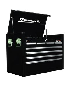 Homak Manufacturing H2PRO Series 36-Inch 8-Drawer Top Chest, Black