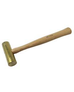 KTI71715 image(0) - K Tool International HAMMER BRASS 24OZ, HICKORY HANDLE