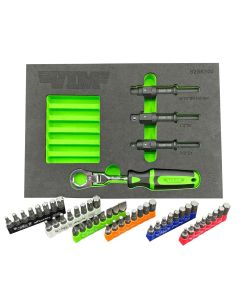 VIMS2BK100K image(1) - VIM Tools 52 Piece Shake 2 Break Master Kit with Impact Bits