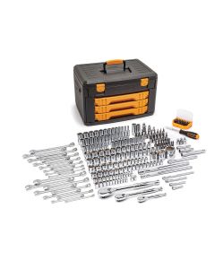 KDT80966 image(2) - GearWrench 243 Piece 6 Point Mechanics Tool Set Inch 3 Drawer Storage Box