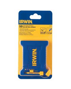 IRW2084300 image(0) - Irwin Industrial 50PK BI-METAL RAZOR BLADES "BLUE BLADE" 50 PK