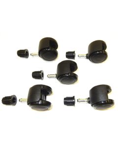 LDS (ShopSol) Casters, Industrial-Base Hard Floor (Set of 5)