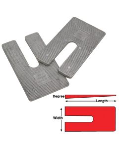 SPP10722 image(0) - Specialty Products Company AL SHIMS 4x6.5x1.5 DEG (6)