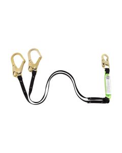 PeakWorks PeakWorks - Shock Absorbing Lanyards - Tear Pack 1" Webbing -  Double Leg - Weight Capacity 130 to 310 Lbs - 6'