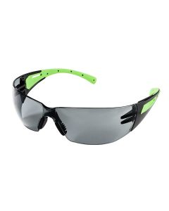 SRWS71101 image(0) - Sellstrom Sellstrom - Safety Glasses - XM300 Series - Smoke Lens - Black/Green Frame - Hard Coated