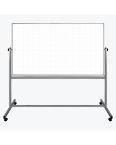 LUXMB7240LB image(0) - Luxor 72 x 40 Mobile Double-Sided Grid Board