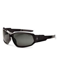 ERG56030 image(0) - Ergodyne LOKI Smoke Lens Black Safety Glasses Sunglasses