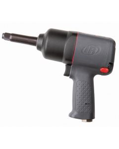 IRT2130-2 image(0) - Ingersoll Rand 1/2 Inch Air Impact Wrench, 2 Inch Ext Anvil, Heavy Duty, 650 ft-lb Torque, Friction Ring Retainer, Pistol Grip