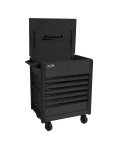 HOMBK06035247 image(0) - Homak Manufacturing 35 in. Pro Series 7-Drawer Service Cart, Black