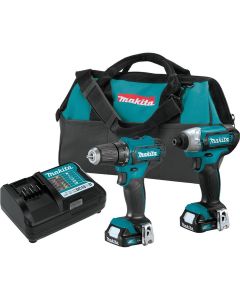 MAKCT232 image(0) - Makita 12V CXT Cordless 2-Piece Combo Kit