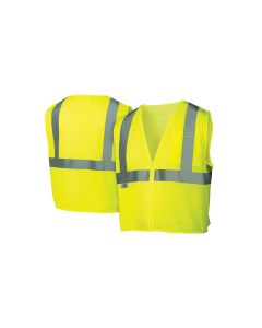 PYRRVZ2110X2 image(0) - Pyramex Pyramex Safety - Safety Vest - Hi-Vis Lime - Size Large