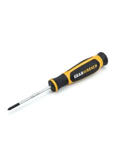 KDT80032H image(0) - GearWrench No. 0 x 60mm Mini Phillips Dual Material Screwdriver