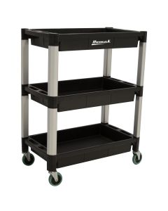 HOMPP06032031 image(0) - Homak Manufacturing Utility Cart 30 in. x 16 in. 3-Shelf Plastic