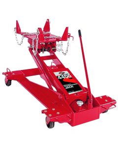 INT3180A image(0) - American Forge & Foundry AFF - Transmission Jack - Hydraulic - Floor Style - Square Style W/ Tool Trays - 4,400 Lbs. Capacity - 8.5" Min H to 34" High H - Manual Hand Pump - Heavy Duty