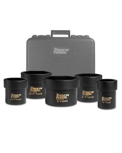 TIG18200 image(0) - Tiger Tool 6 POINT AXLE NUT SOCKET SET