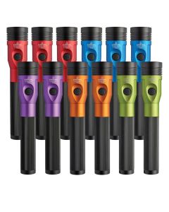 STL95186 image(0) - Streamlight Stinger LED HL 800 Lumen Rechargeable Flashlights - 120V AC/12V DC PiggyBack Smart Charge - Assorted Colors - 12 Pack