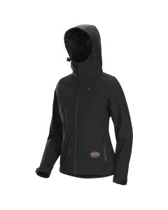 SRWV3210570U-L image(0) - Pioneer Pioneer&reg; - Women's Heated Softshell Jacket - Black - Size L