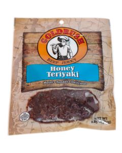 GRJ72132 image(0) - Gold Rush Jerky Honey Teriyaki 2.85 oz. Beef Jerky - 12 Count (3 lbs.)