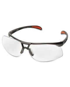 UVXS4200 image(1) - Uvex PROTEGE SAFETY EYEWEAR BLACK FRAME CLEAR LENS