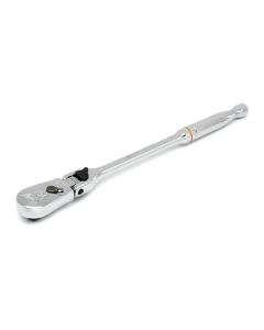 KDT81266T image(0) - GearWrench 3/8 Inch Drive 90-Tooth Locking Flex Head Teardrop Ratchet 11 Inch