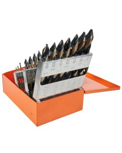 KNK29KK10 image(1) - KnKut KnKut 29 Piece Mechanics Length Step Point Drill Bit Set 1/16"-1/2" by 64ths