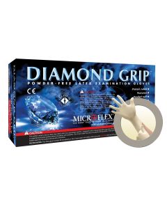 MFXMF300M image(1) - Microflex DIAMOND GRIP PF GLOVES MEDIUM 100PK