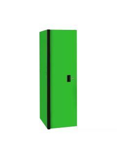 EXTRX243003SLGNBK image(0) - Extreme Tools RX Series 24"W x 30"D 3 Drawer and 3 Shelf Side Locker Green with Black Handles