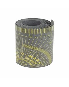 SRW14763 image(0) - Curvo-O-Mark by Jackson Safety Curv-O-Mark by Jackson Safety - Medium Wrap-A-Round Pipe Ruler - Gray