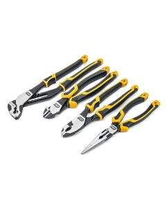 KDT82203-06 image(0) - GearWrench 4 Piece PITBULL Mixed Dual Material Plier Set