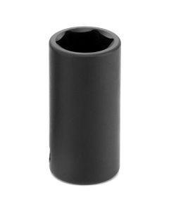 GRE1015MSD image(0) - Grey Pneumatic 3/8" 15MM SEMI-DEEP IMPACT SOCKET