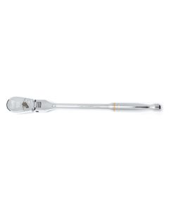 KDT81215T image(0) - GearWrench 3/8 Inch Drive 90-Tooth Flex Head Teardrop Ratchet 11 Inch