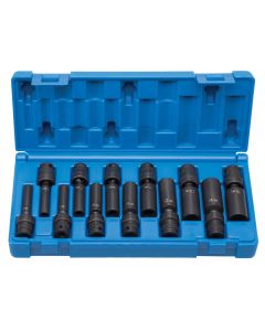 GRE9712UMD image(0) - Grey Pneumatic 1/4" Drive 12 PC Deep Universal Metric Set