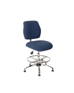 ShopSol ESD Chair - High Height - Economy Blue