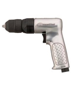 Ingersoll Rand 1/2" Pistol Grip Air Drill, Keyless Chuck, 500 RPM, 0.5 HP