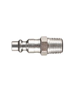 Milton Industries 1/4" MNPT Air Plug Fitting, M-STYLE&reg;