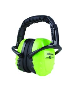 SRWS23407 image(0) - Sellstrom Sellstrom - Earmuffs - HPD425 Premium Series - Dielectric - NRR 25 - Hi-Viz Green/Black