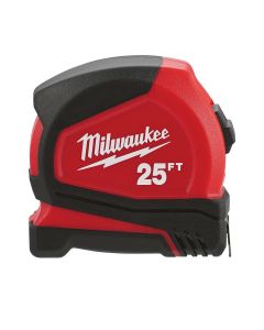 MLW48-22-6625 image(0) - Milwaukee Tool 25ft Compact Tape Measure