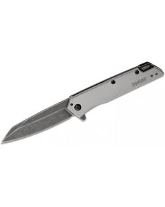 KER1365 image(0) - Kershaw Misdirect Assisted Open Frame Lock Reverse Tanto Blade EDC Folding Pocket Knife with BlackWash Finish - Gray