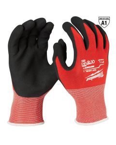 MLW48-22-8902 image(1) - Milwaukee Tool CUT LEVEL 1 NITRILE DIPPED SMARTSWIPE GLOVES - LG