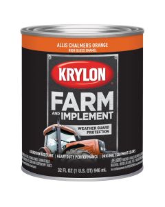 DUP2030 image(0) - Krylon FARM PAINTS; ALLIS CHALMERS ORANGE; 32 OZ. QUART;