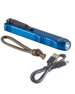 STL88817 image(0) - Streamlight Wedge Rechargeable EDC 300 Lumen Flashlight with 1000 Lumen Thro mode - Blue