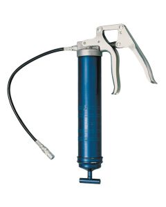 LIN1133 image(1) - Lincoln Lubrication Heavy Duty Pistol Grip Grease Gun, 2-Way Loading, 18-Inch Hose