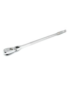 KDT81363T image(0) - GearWrench 1/2 Inch Drive 90-Tooth Locking Flex Head Teardrop Ratchet 24 Inch