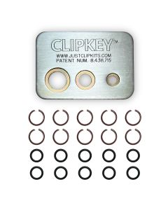 JSCMCTCK3810 image(0) - JUST CLIPS CLIPKEY SET WITH 10 SETS OF 3/8" FRICTION RINGS & O-RINGS