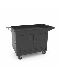 LUXXLC11C1 image(2) - Luxor Industrial Work Cart with Locking Cabinet