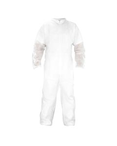 SAS6843 image(0) - SAS Safety Disp. Lightweight Polypropylene Coveralls, L