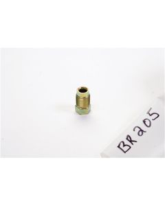 SRRBR205 image(1) - S.U.R.&R. M10 x 1.0 Gold Inverted Flare Nut - 4 Piece