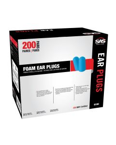 SAS6100 image(1) - SAS Safety Foam Ear Plugs Disp.enser Box (200 pr)